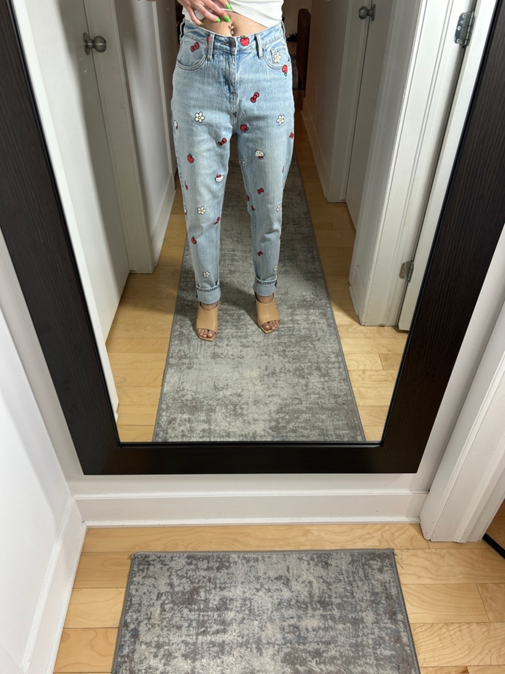 Sanrio Hello Kitty High Rise Jeans - Picture 5 of 11